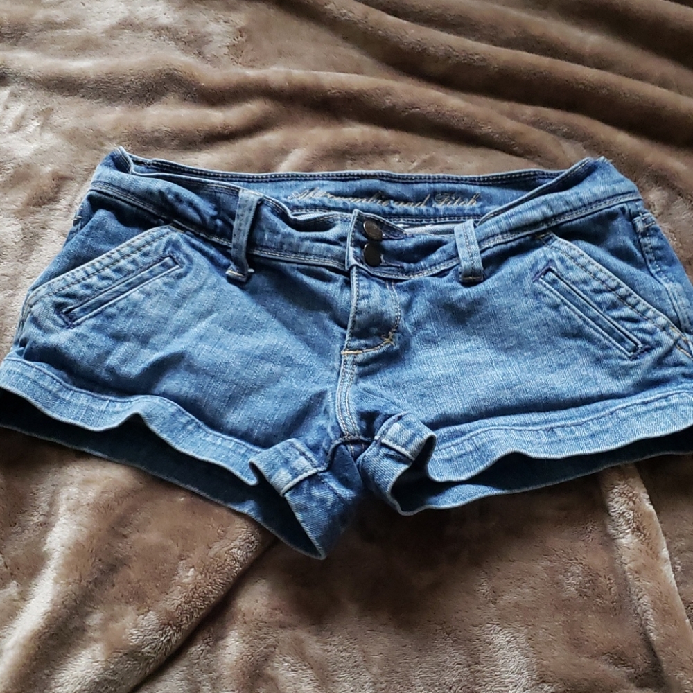 3/$30 Abercrombie Low Rise Denim Shorts